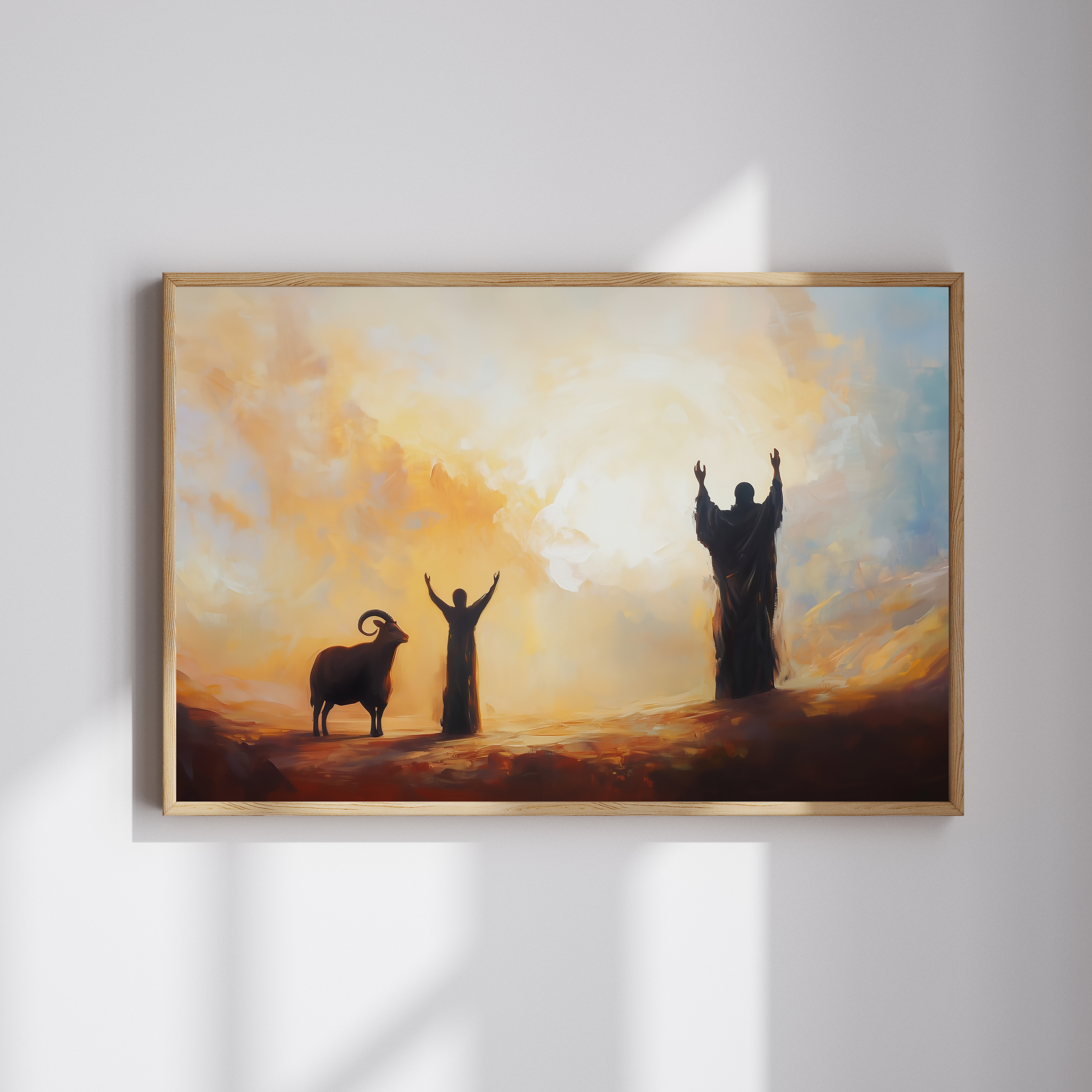 The Submission of Ibrahim – The Descent of the Ram | Art Print