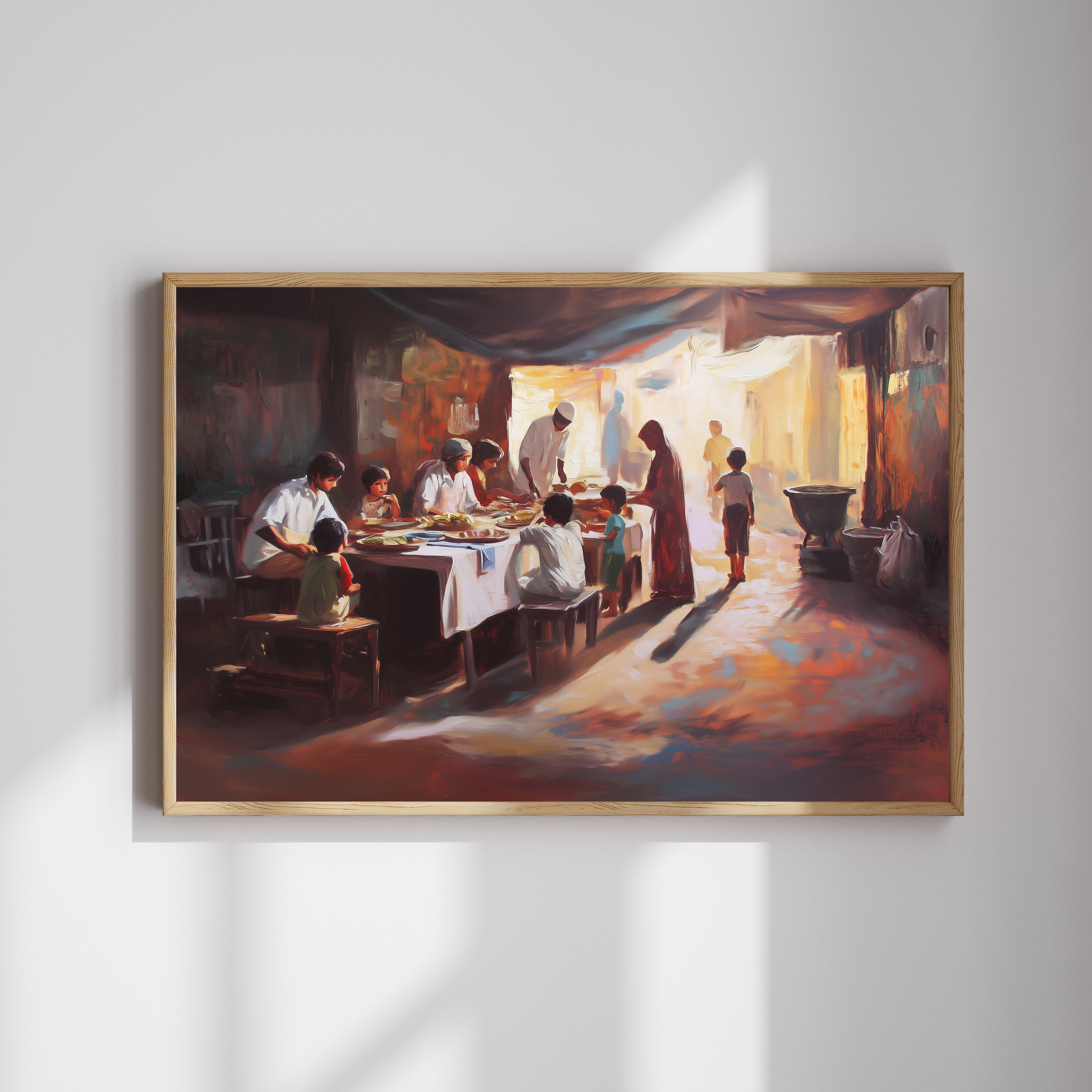 Communal Iftar – Family and Togetherness in Ramadan | Art Print