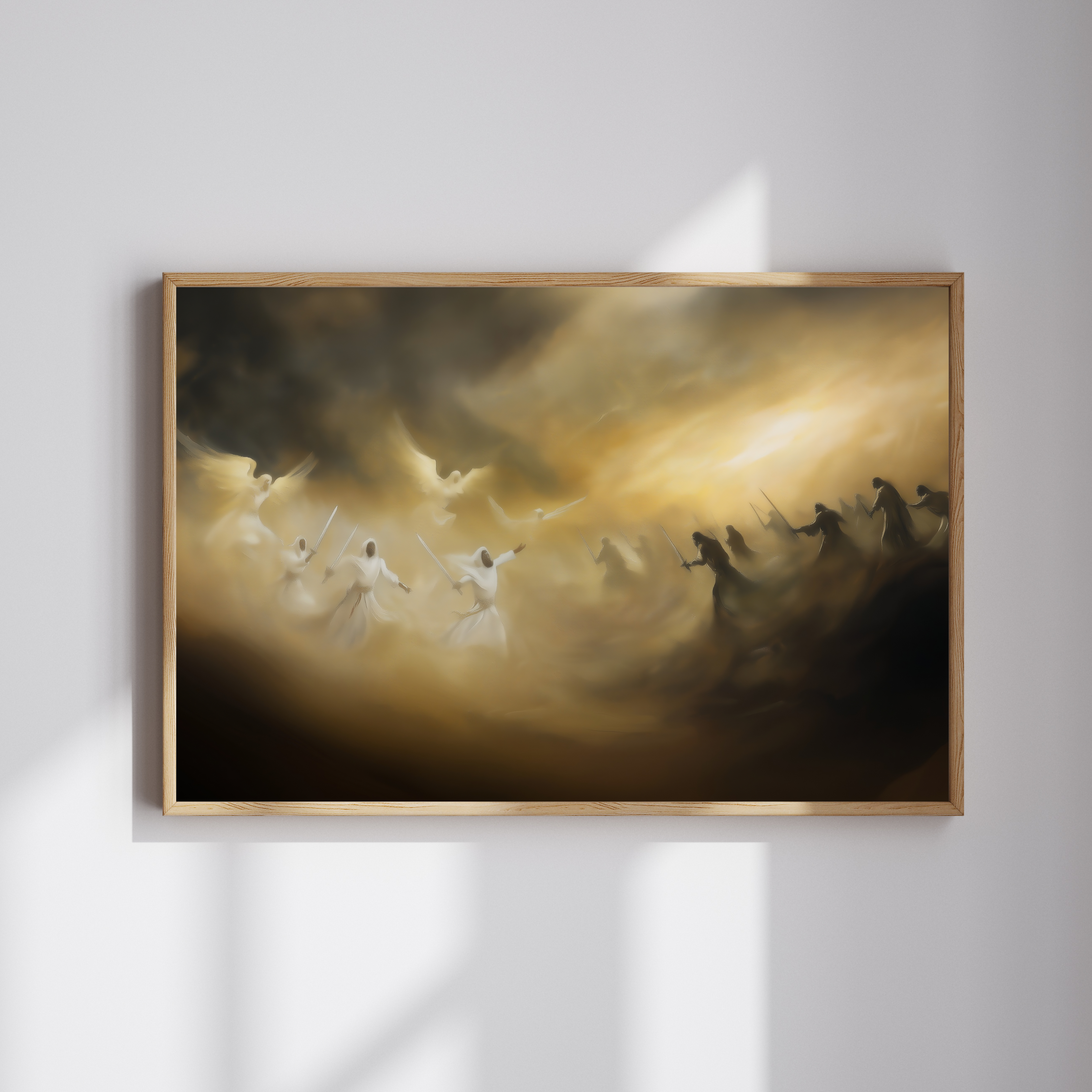 The Battle of Badr – A Narration of Divine Aid | Framed Art Print