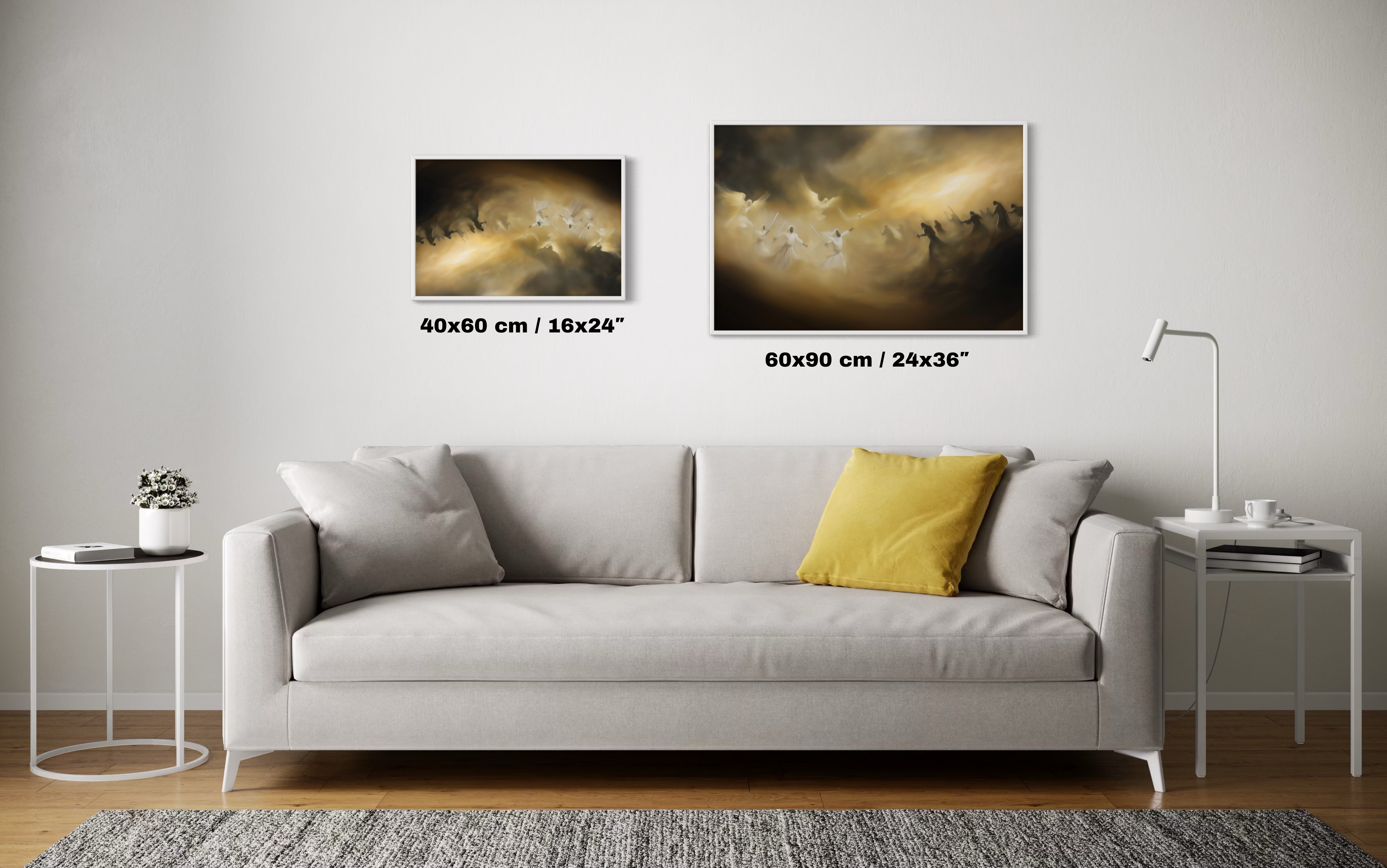 The Battle of Badr – A Narration of Divine Aid | Framed Art Print