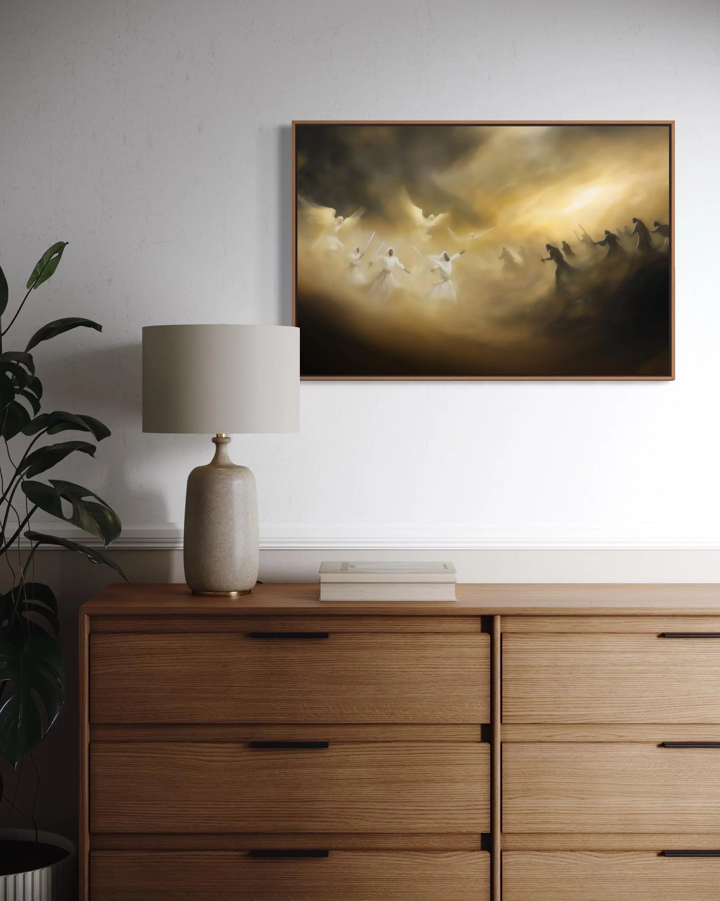 The Battle of Badr – A Narration of Divine Aid | Framed Art Print