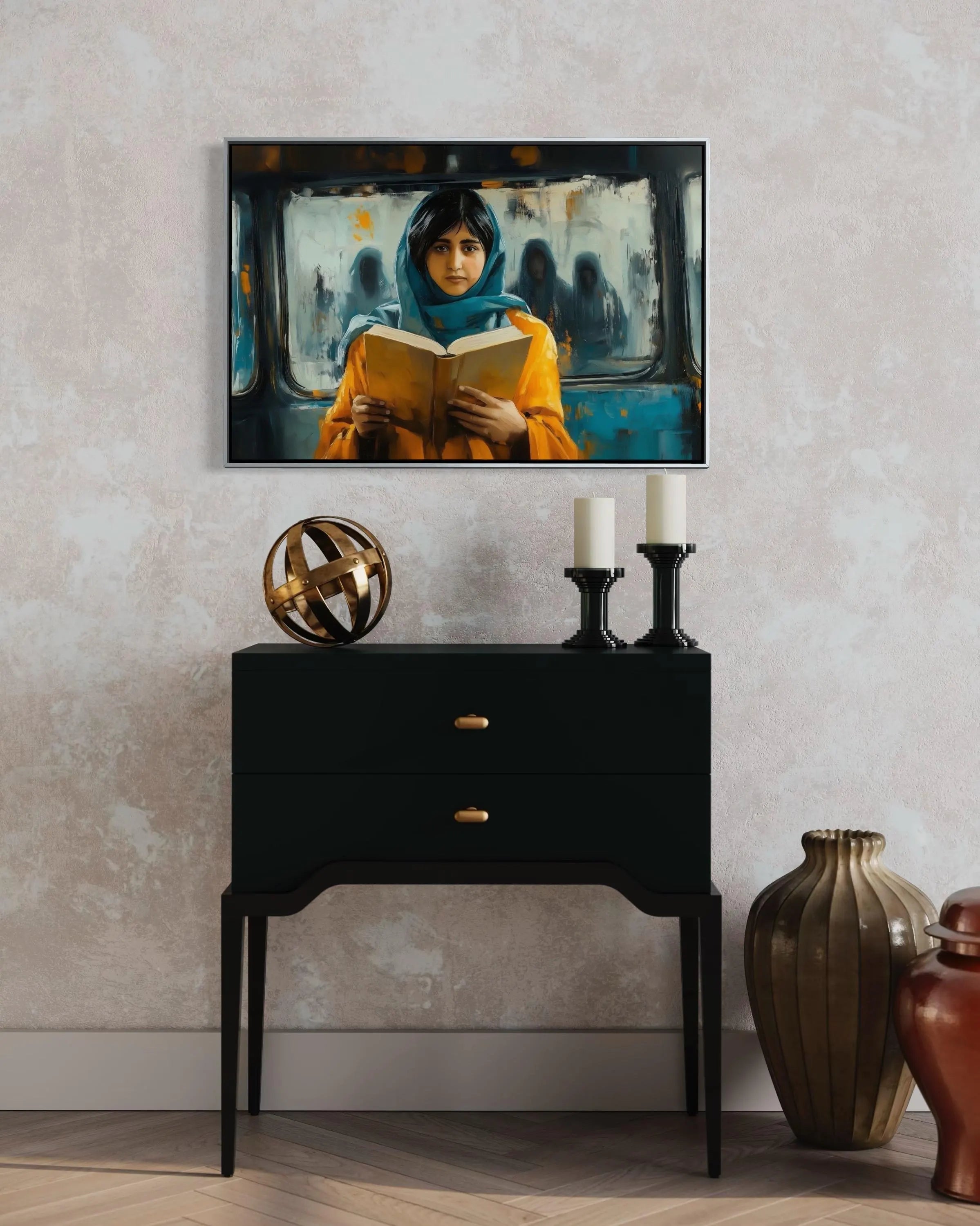 Malala’s Light – The Journey of Courage | Art Print