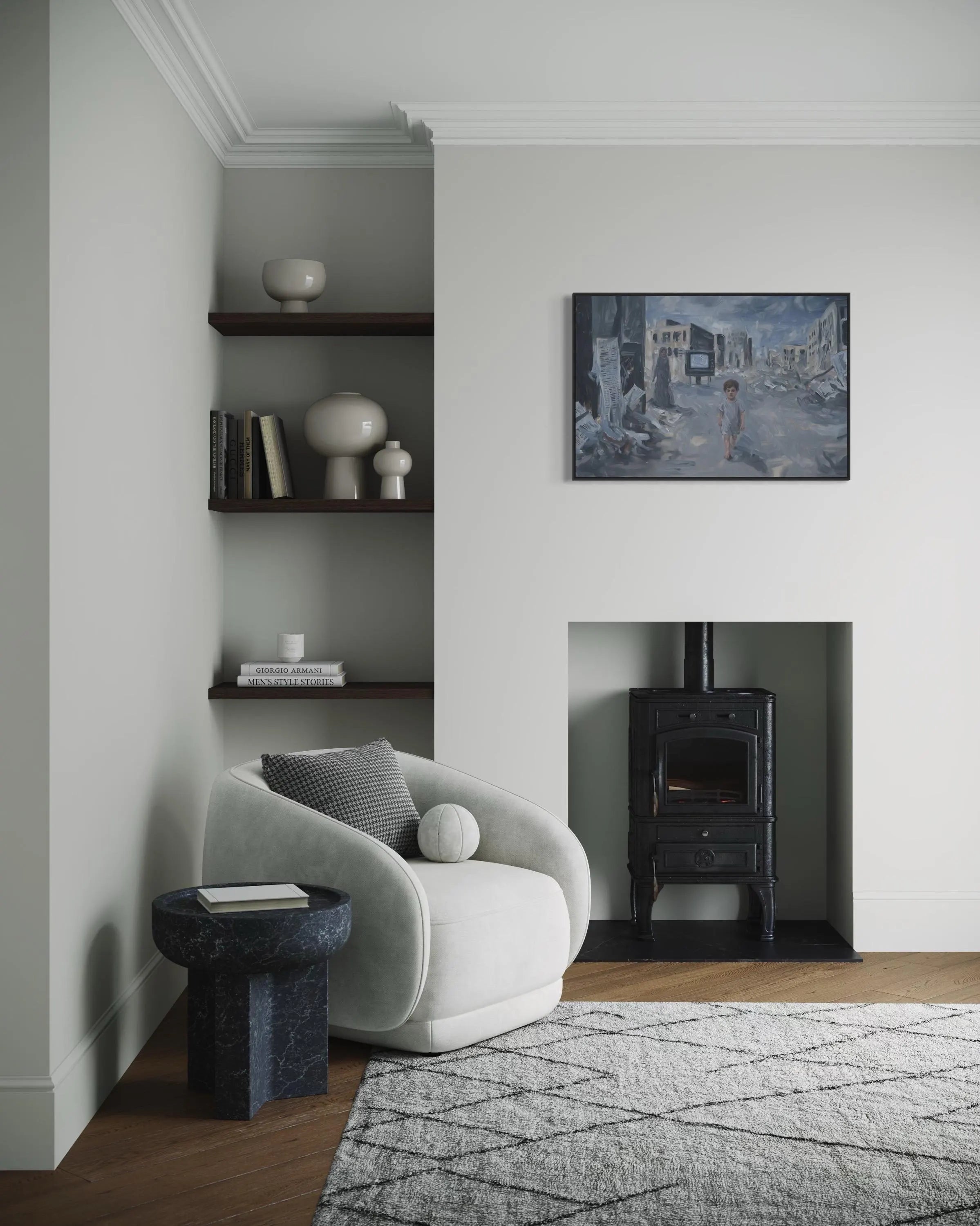 In the Shadow of Our Silence – Gaza’s Cry | Framed Art Print