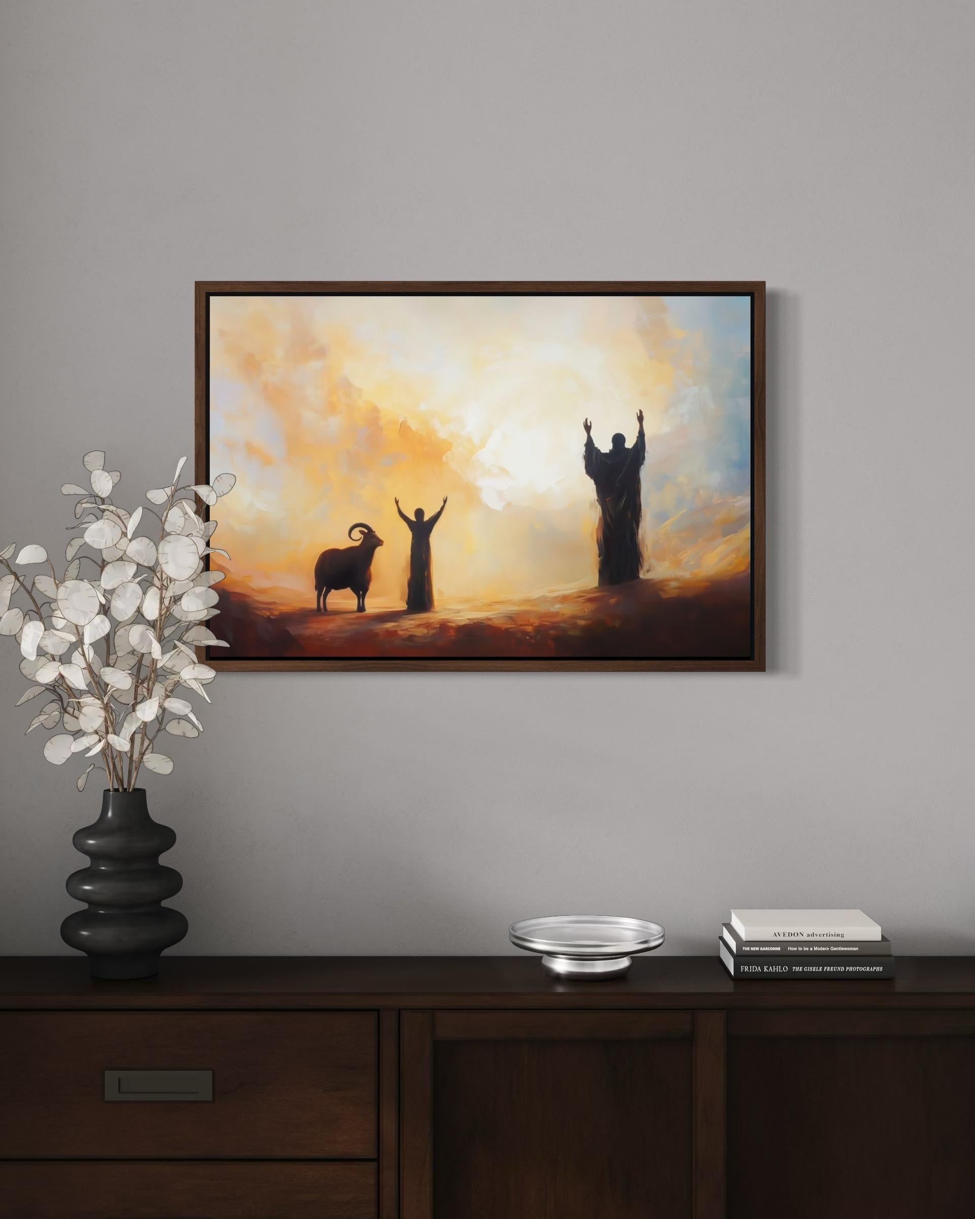 The Submission of Ibrahim – The Descent of the Ram | Art Print