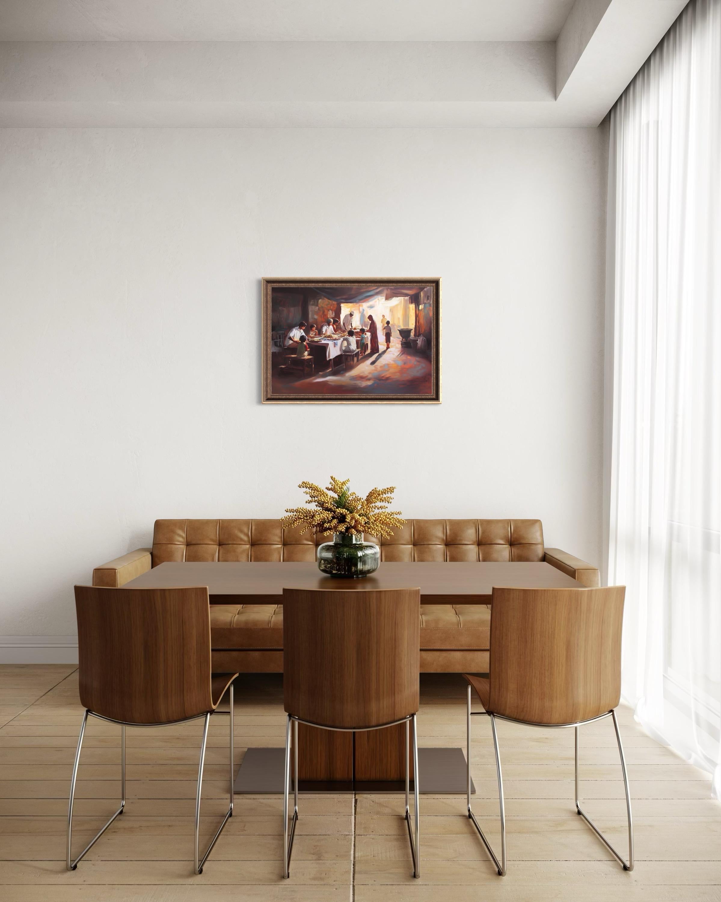 Communal Iftar – Family and Togetherness in Ramadan | Framed Art Print