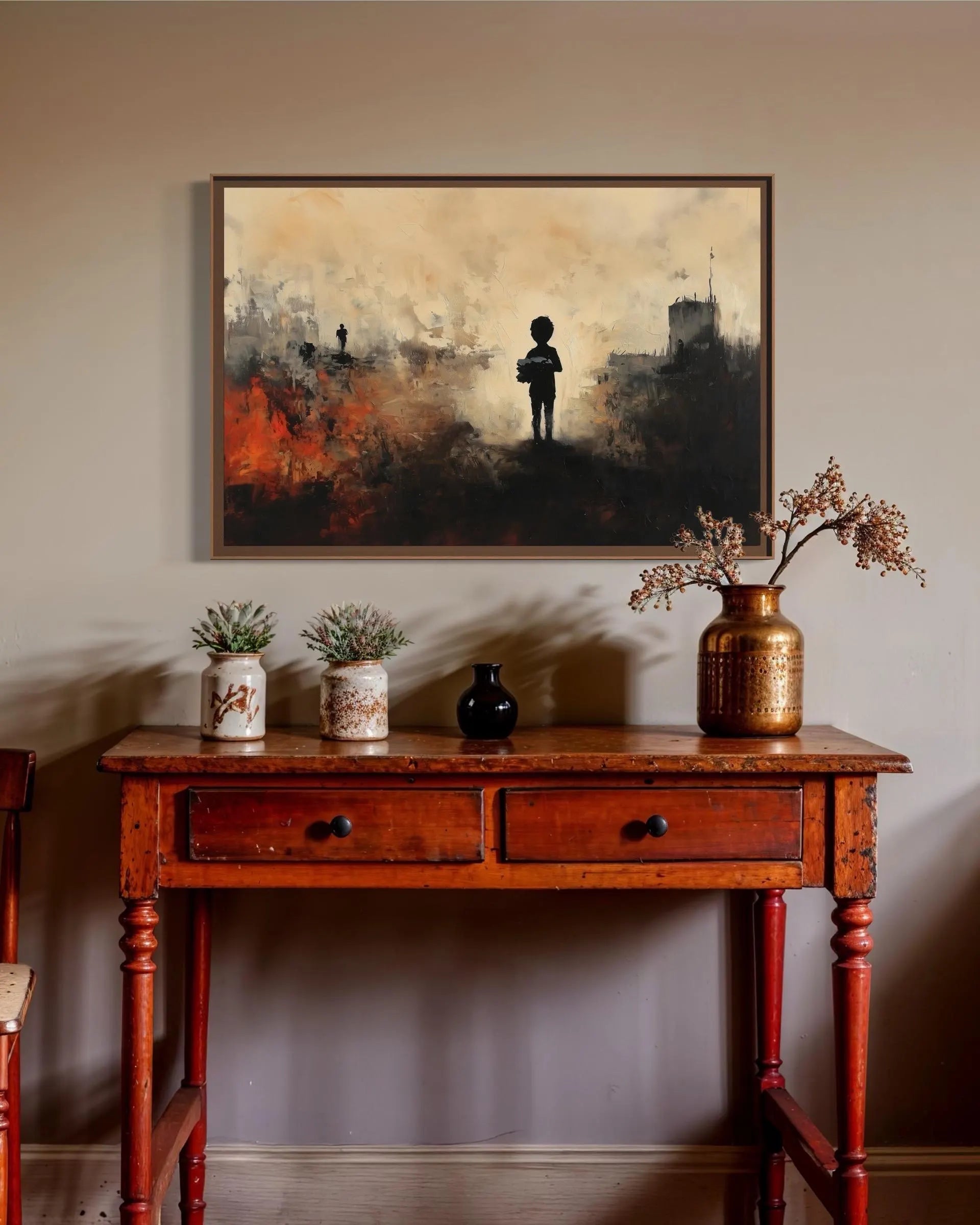 A 12-Kilometer Hope – Little Amir’s Story | Framed Art Print