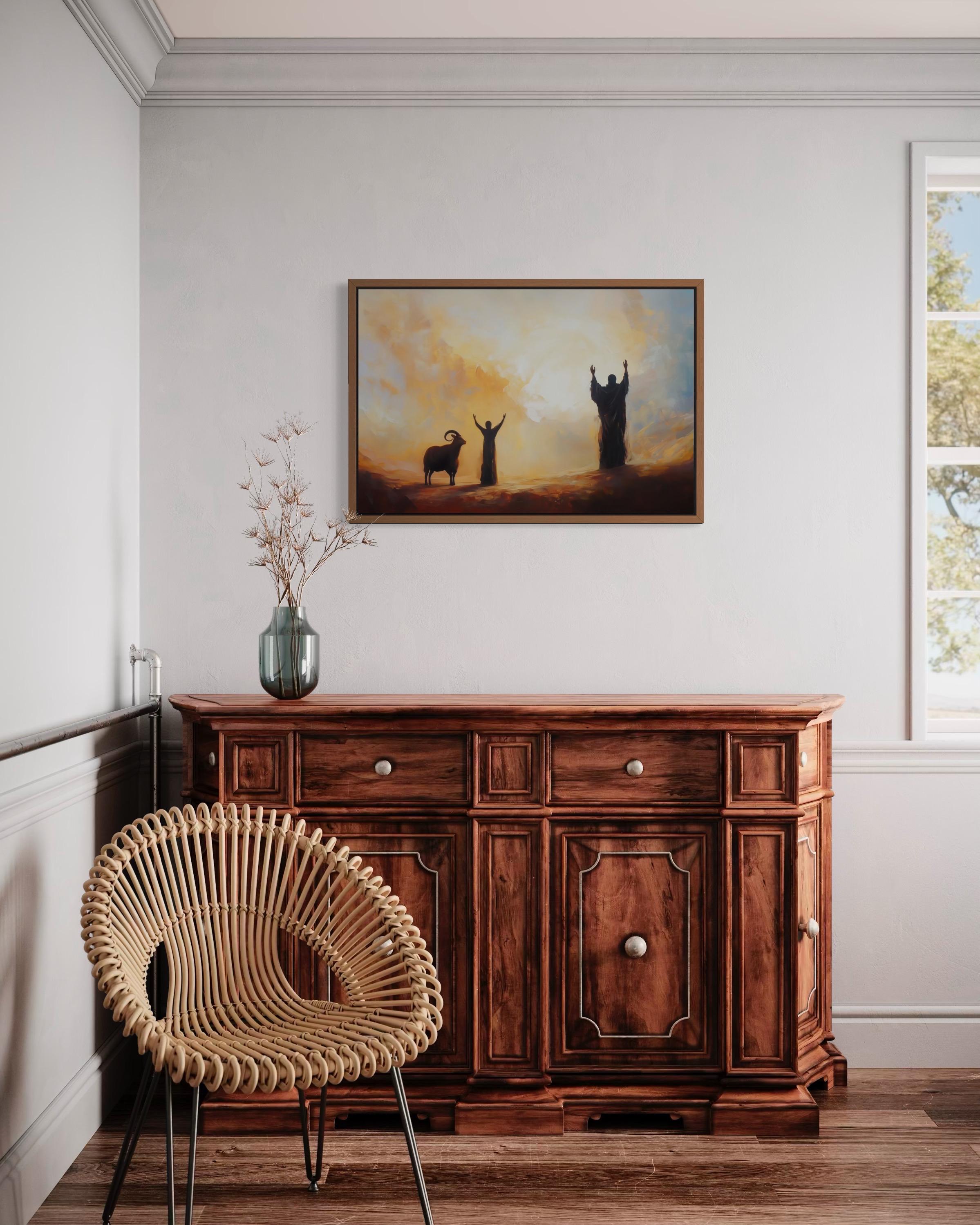 The Submission of Ibrahim – The Descent of the Ram | Art Print